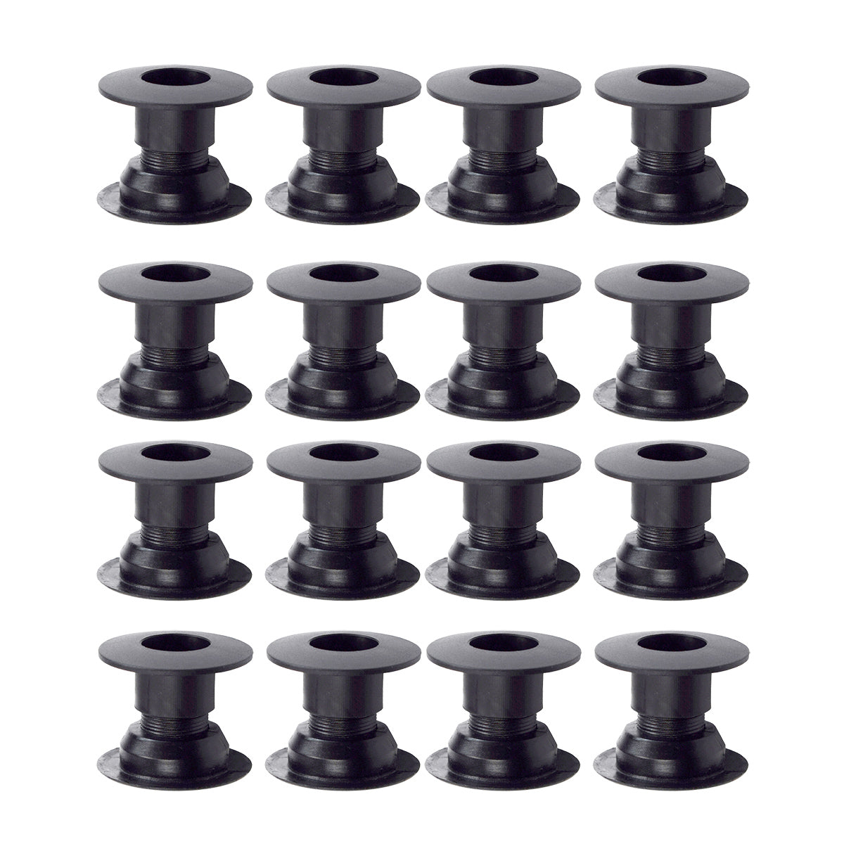 Bandito  - Kugellager Universal für 16 mm Kickerstange Seitenwände 37 - 43 mm Tischset (16 St.)