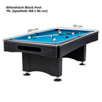 Billardtisch Black Pool  6 ft.