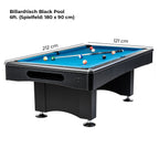 Billardtisch Black Pool 7 ft.