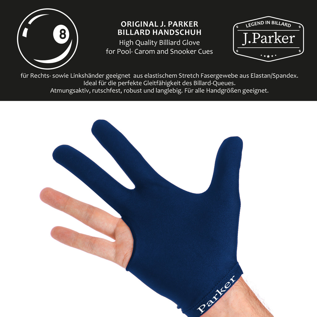 J. Parker - Billardhandschuh dunkelblau