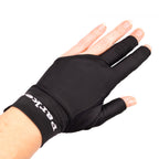 J. Parker - Billardhandschuh fingerless schwarz