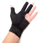 J. Parker - Billardhandschuh fingerless schwarz