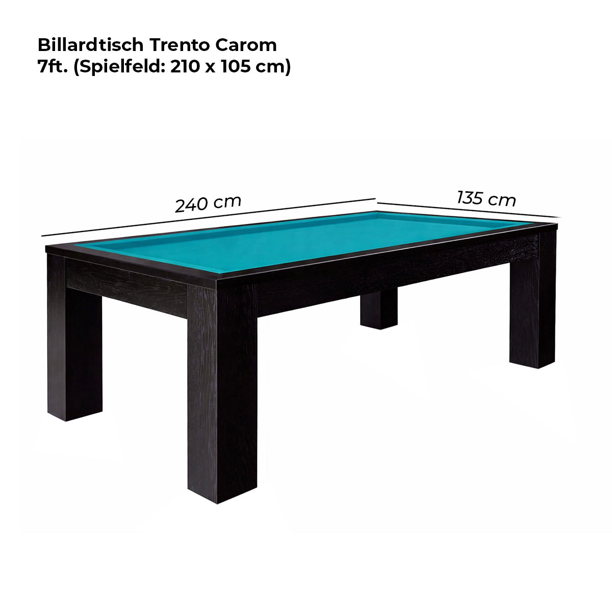 Billardtisch Trento Carom 7 ft.