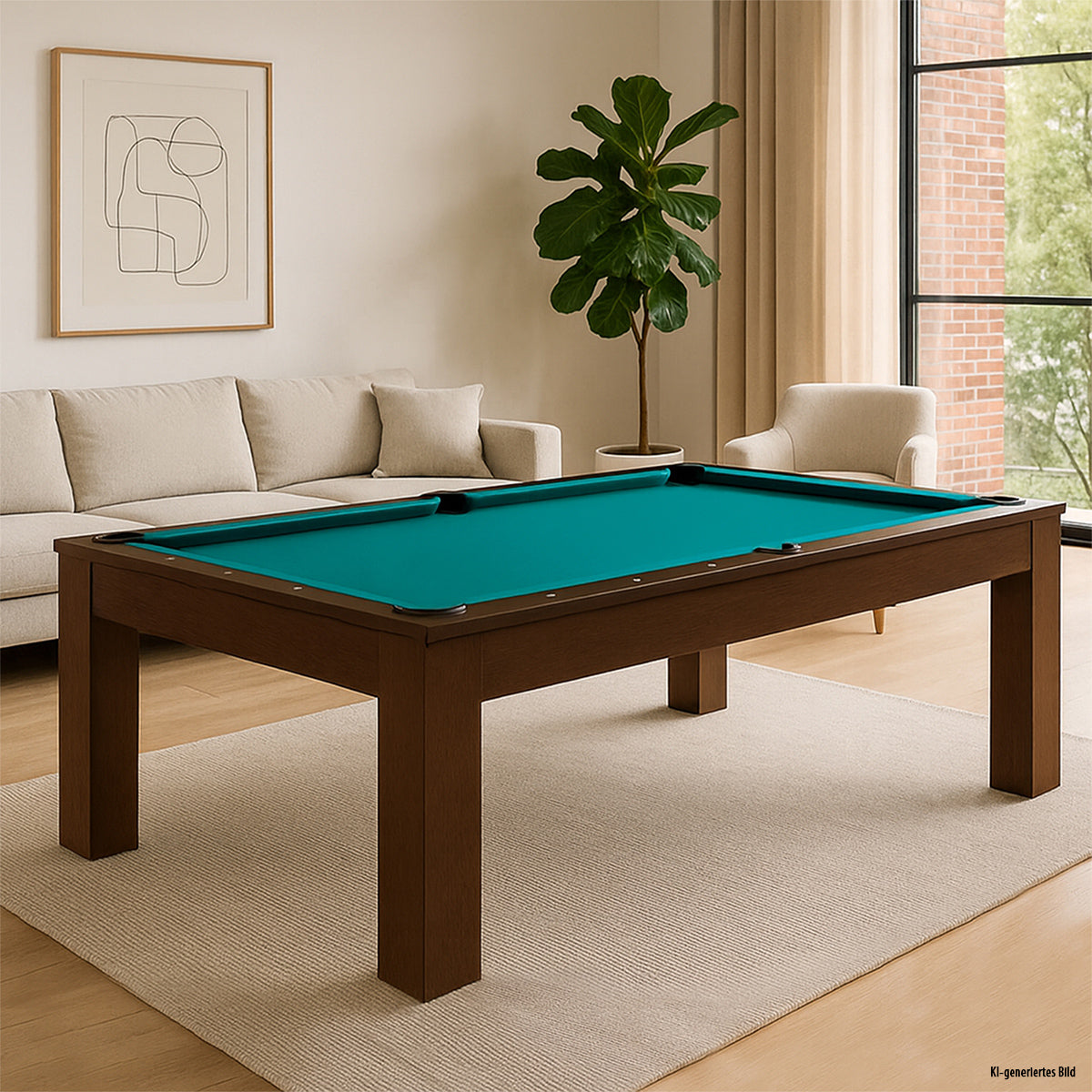 Billardtisch Trento 6 ft. Walnuss