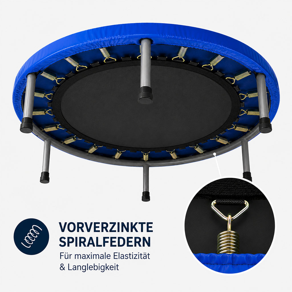 Garlando - Trampolin Indoor Blau  ⌀ 97 cm