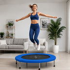 Garlando - Trampolin Indoor Blau  ⌀ 97 cm