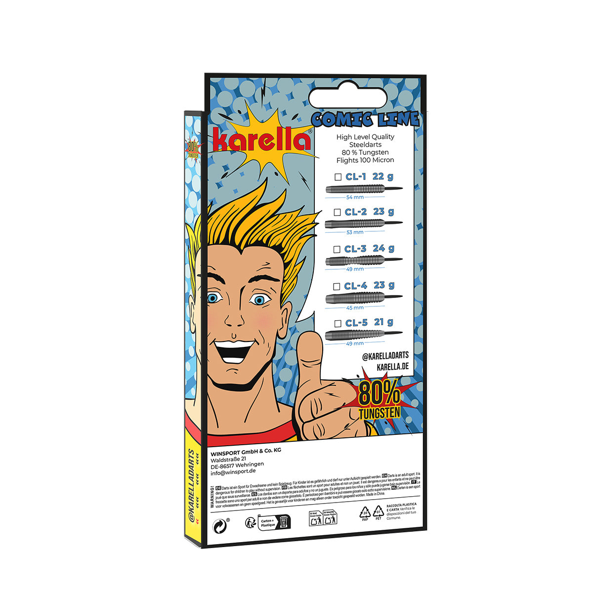 Karella - Steeldart Comic Line CL-2 23 gr.