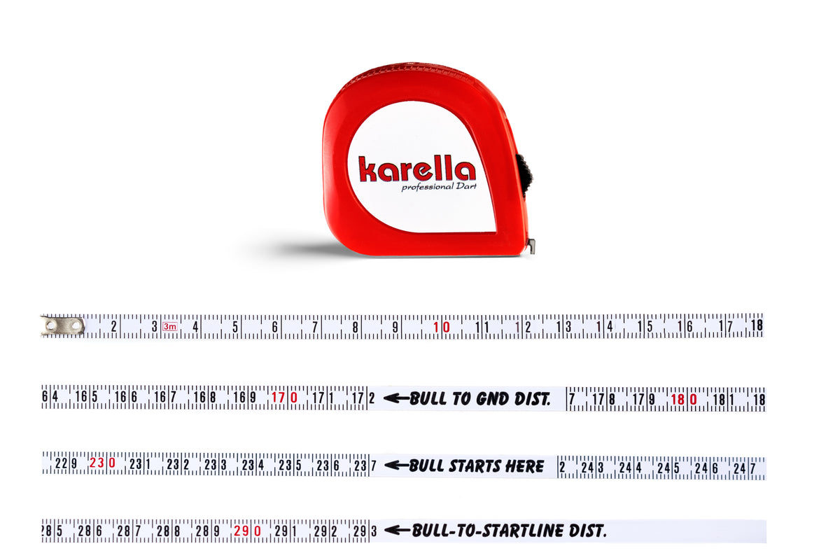 Karella - Dart Maßband rot
