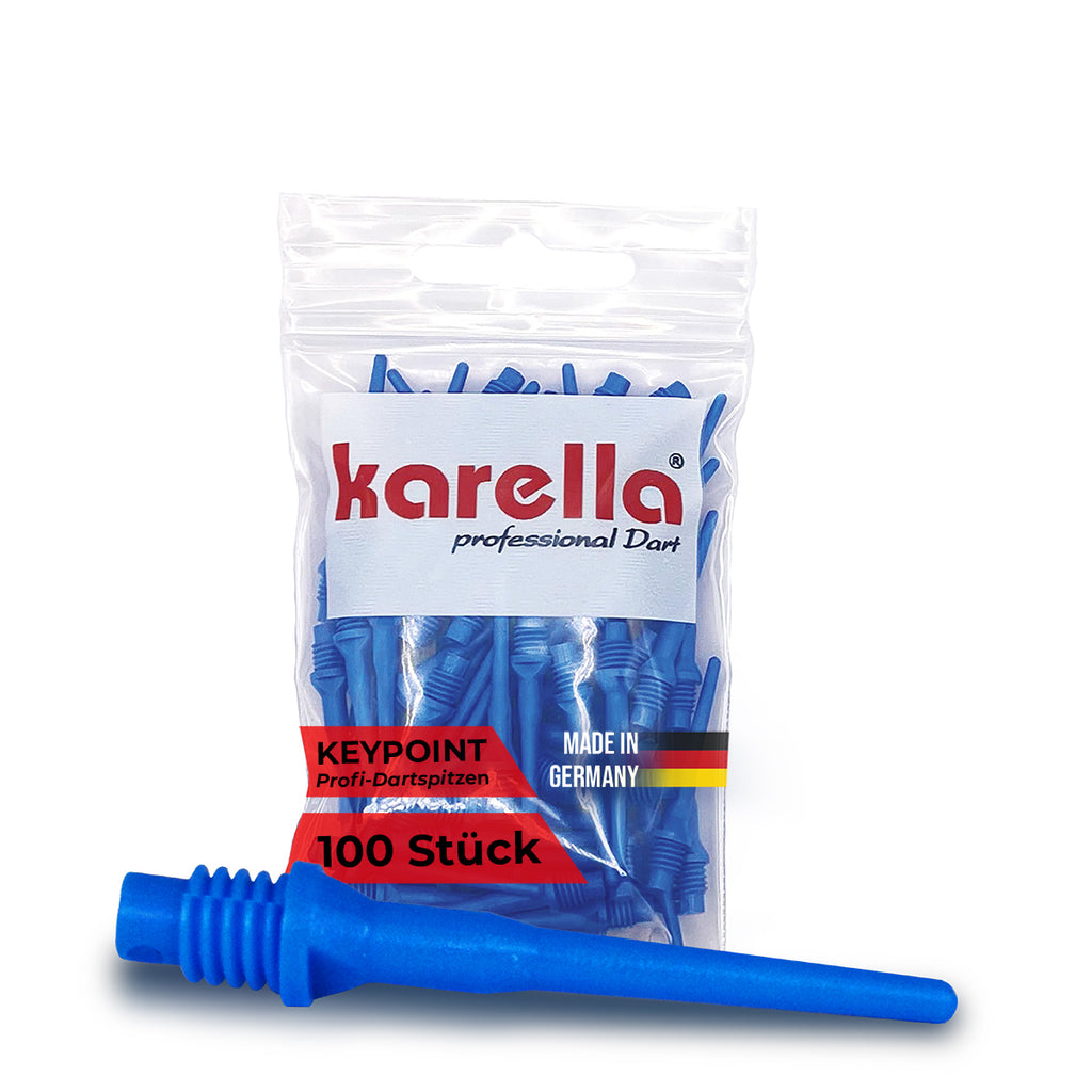 Karella - Dartspitzen soft KeyPoint 2BA Gewinde 100 St.