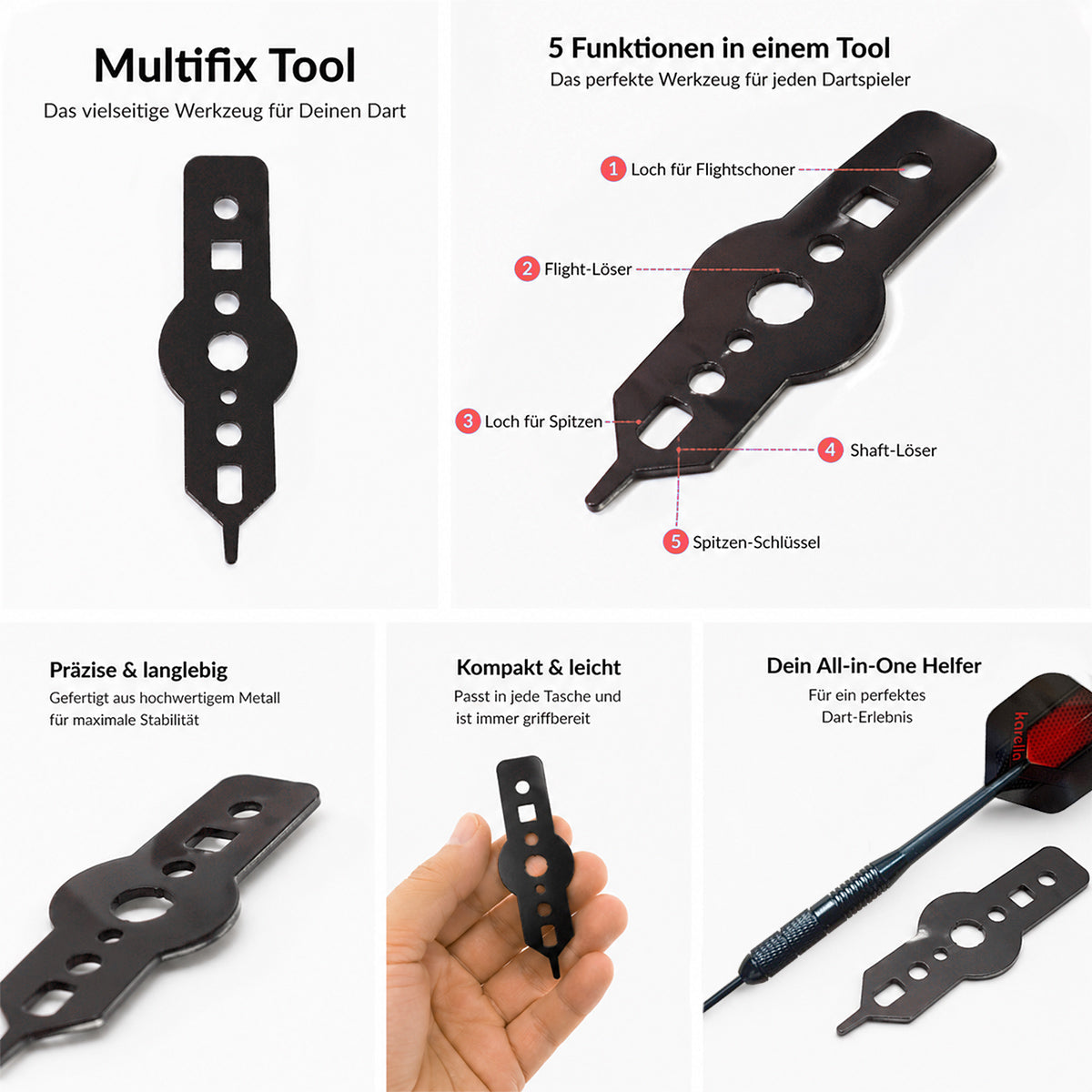 Karella - Dartschlüssel Multi Fixit