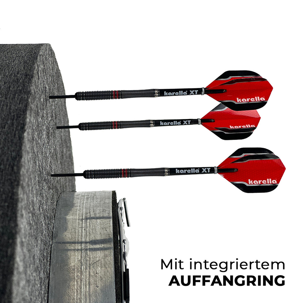 Karella - Schallschutz Ultimo Ø69 cm für Steeldartboards - Silencer mit integriertem Surround / Auffangring