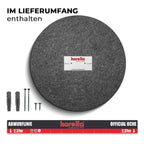 Karella - Schallschutz Ultimo Ø69 cm für Steeldartboards - Silencer mit integriertem Surround / Auffangring