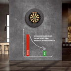 Karella - Schallschutz Ultimo Ø69 cm für Steeldartboards - Silencer mit integriertem Surround / Auffangring