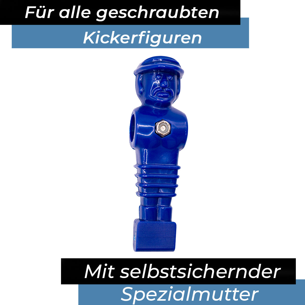 Bandito - Kickerschraube Universal für 16 mm Kickerstange  inkl. Muttern (22 St.)