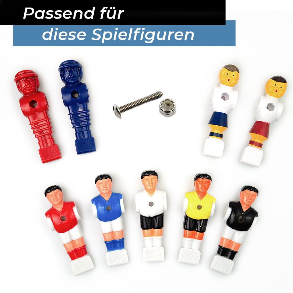 Bandito - Kickerschraube Universal für 16 mm Kickerstange  inkl. Muttern (22 St.)