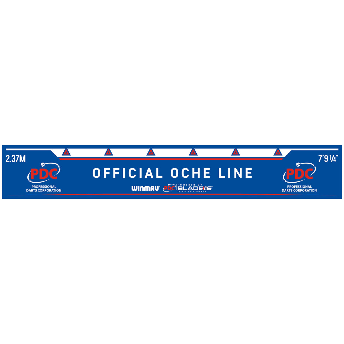 Winmau - Abwurflinie Oche Line PDC Blue
