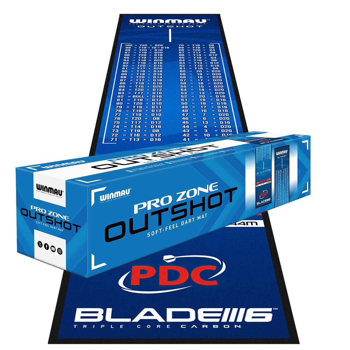 Winmau - Dartmatte OUTSHOT