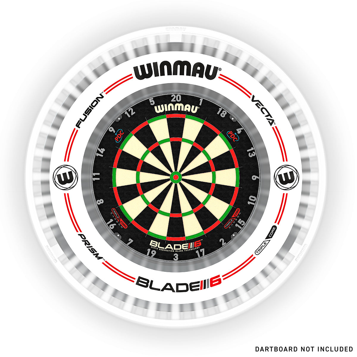Winmau - Dartboard Beleuchtung Plasma Light ICE