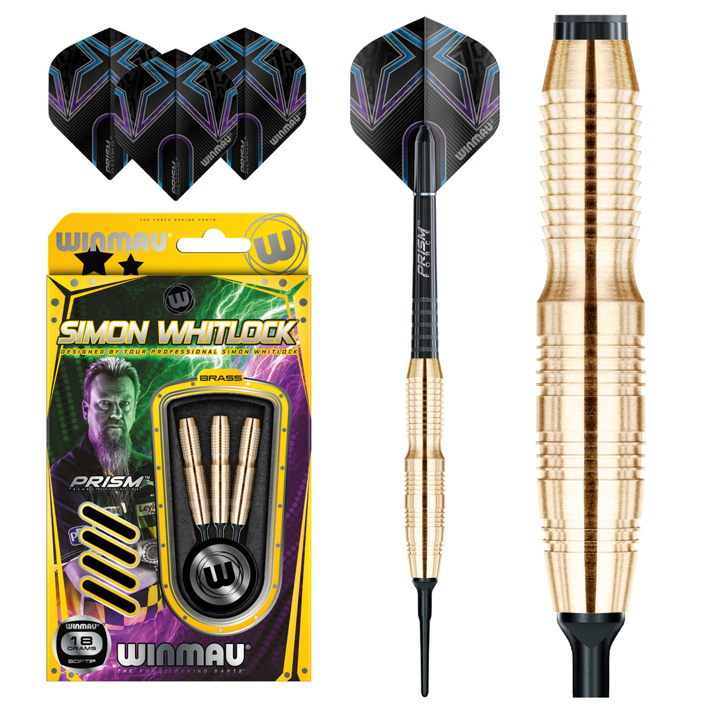 Winmau - Softdart Simon Whitlock Brass 18 gr.