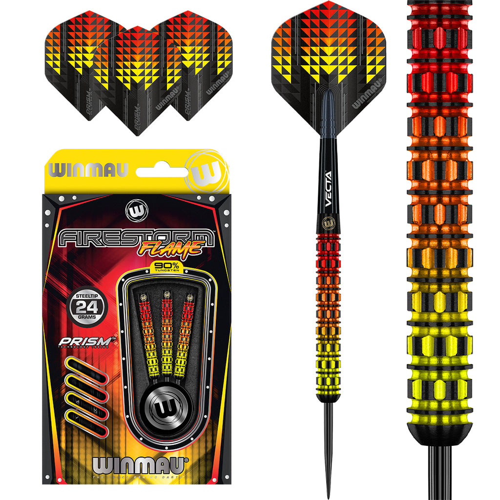 Winmau - Steeldart Firestorm Flame 24 gr.