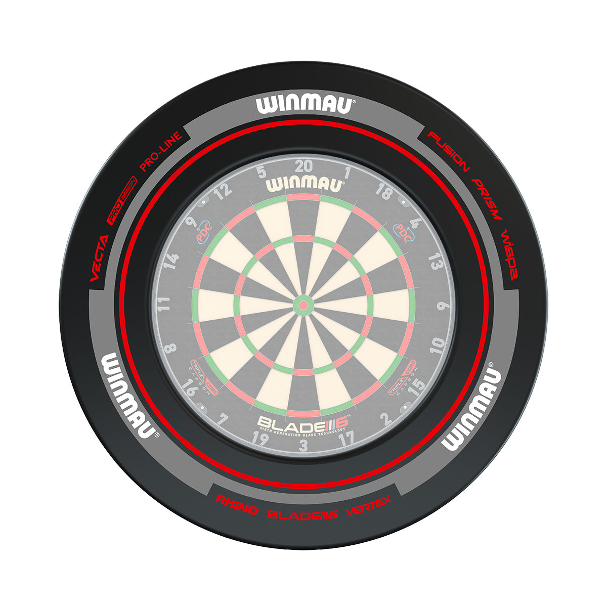 Winmau - Surround Advance black/red