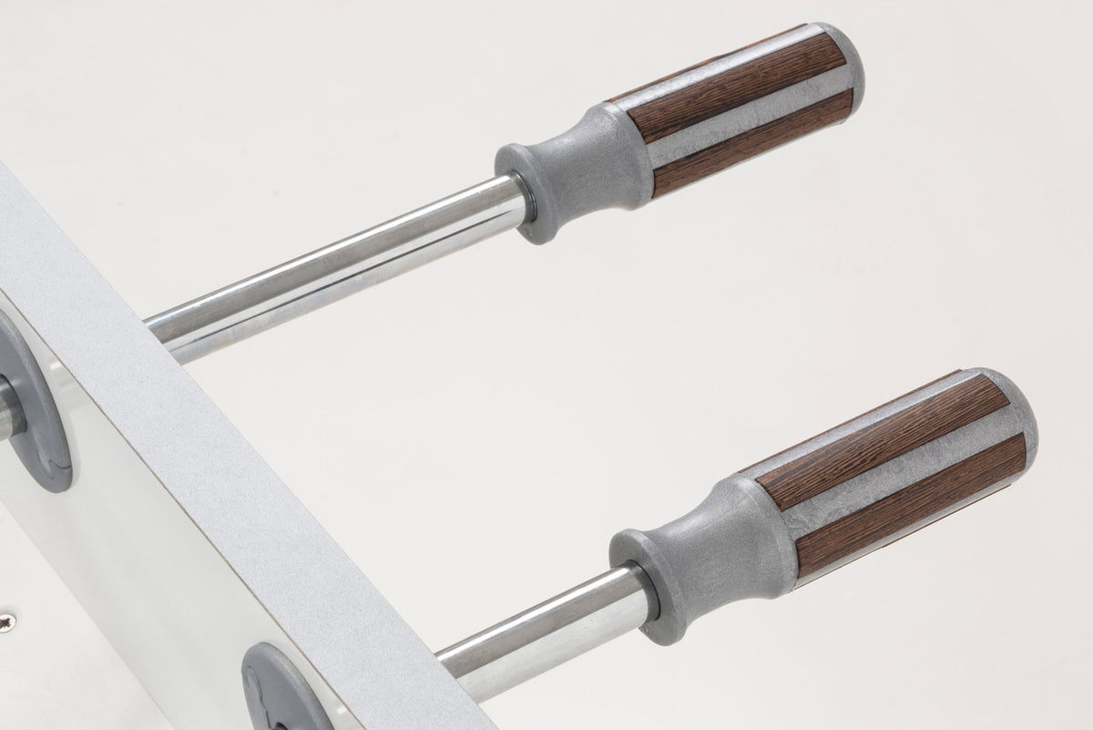 Garlando - Kickergriff Exklusiv silber/ birne für 16mm Stangen