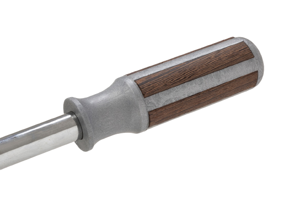 Garlando - Kickergriff Exklusiv silber/ birne für 16mm Stangen
