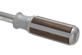 Garlando - Kickergriff Exklusiv silber/ birne für 16mm Stangen