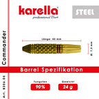 Karella - Steeldart Commander 90% Tungsten 24 gr.