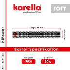 Karella - Softdart HiPower 90% Tungsten 20 gr.