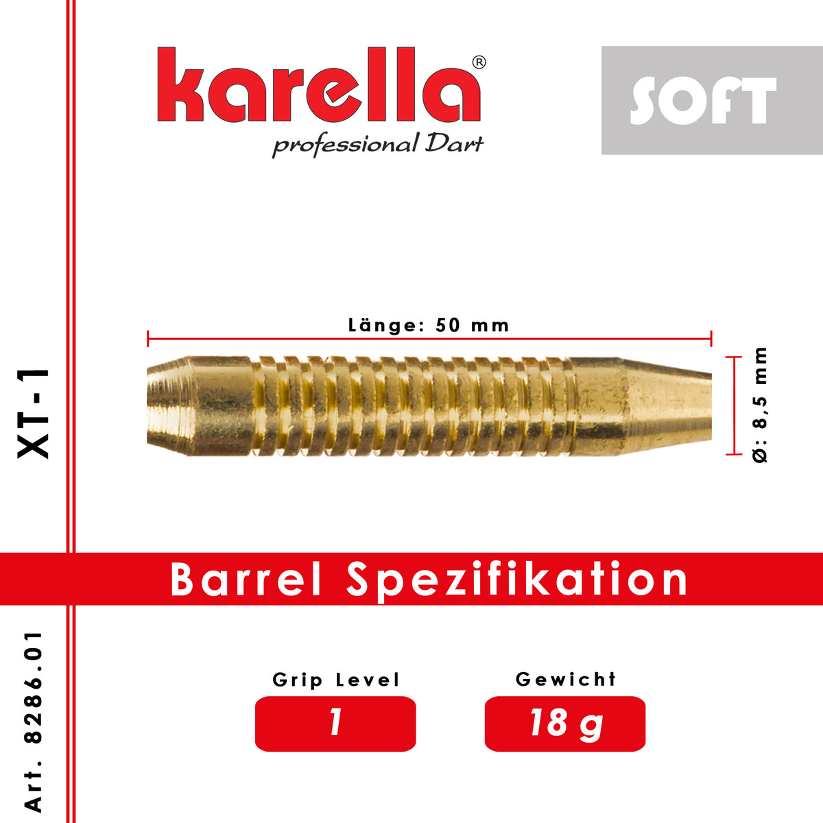 Karella - Softdart XT-1 18 gr.